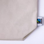 Borsa in cotone riciclato Fairtrade con manici lunghi in corda 280g/m² quinta vista