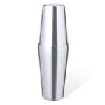 Shaker in acciaio inox composto da due bicchieri 500ml color argento prima vista
