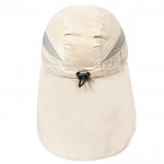 Cappello in microfibra con chiusura elastica e protezione per il collo quinta vista