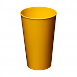 Bicchiere personalizzato per feste aziendali color giallo