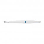 Penne biro con logo color azzurro prima vista