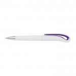 Penne biro con logo color viola seconda vista