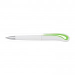 Penne biro con logo color verde chiaro  seconda vista