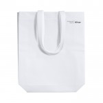 Shopper personalizzabili in tnt laminato  color bianco seconda vista