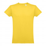 Crea la tua t shirt con logo colore giallo prima vista