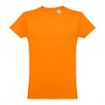 Crea la tua t shirt con logo colore arancione prima vista