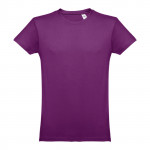 Crea la tua t shirt con logo colore viola prima vista