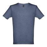 T shirt da stampare con logo colore blu jeansato prima vista