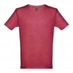 T shirt da stampare con logo colore rosso jeansato prima vista