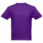 Stampa logo su magliette colore viola