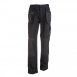 Pantaloni personalizzati con 8 tasche colore nero prima vista
