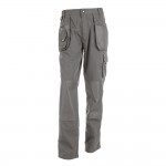 Pantaloni personalizzati con 8 tasche colore grigio scuro prima vista