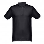 Magliette polo con logo da 240 g/m² colore nero