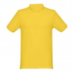 Magliette polo con logo da 240 g/m² colore giallo