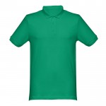 Magliette polo con logo da 240 g/m² colore verde
