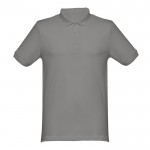 Magliette polo con logo da 240 g/m² colore grigio scuro
