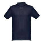 Magliette polo con logo da 240 g/m² colore blu mare