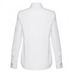 Camicie con logo in cotone oxford colore bianco vista da dietro