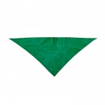 Bandana triangolare in morbido poliestere 170T color verde prima vista