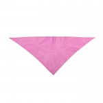 Bandana triangolare in morbido poliestere 170T color rosa prima vista