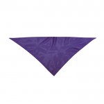 Bandana triangolare in morbido poliestere 170T color viola prima vista