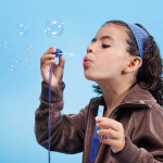 Penna personalizzata con bolle di sapone per bambini