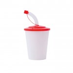 Bicchieri di plastica personalizzati per bambini colore rosso