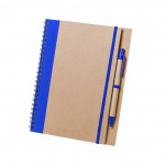 Quaderni personalizzati con spirale colore blu