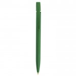 Penne di plastica colorata con logo color verde scuro