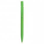 Penne di plastica colorata con logo color verde chiaro 