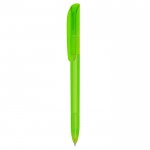 Penna a sfera con corpo trasparente color verde