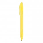 Penna promozionale dal corpo spesso color giallo