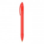 Penna promozionale dal corpo spesso color rosso