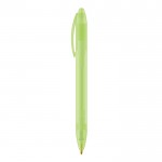 Penna promozionale dal corpo spesso color verde