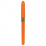 Evidenziatore promozionale a forma di penna color arancione