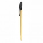 Brillante biro con logo aziendale color oro