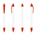 Penne da personalizzare reciclabili color rosso prima vista