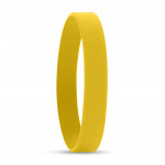 braccialetto di silicone personalizzato color giallo