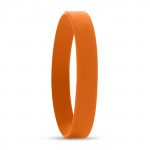 braccialetto di silicone personalizzato color arancione