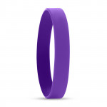 braccialetto di silicone personalizzato color viola
