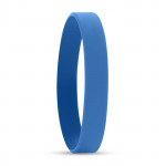 braccialetto di silicone personalizzato color azzurro