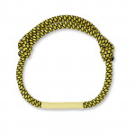 braccialetti di corda personalizzabili online color nero e giallo