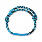 braccialetti di corda personalizzabili online color nero e blu