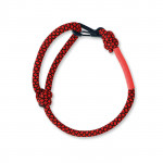 braccialetti personalizzabili online color nero e rosso