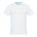 T-shirt da stampare in tessuto riciclato colore bianco