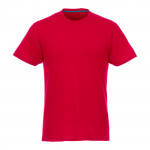 T-shirt da stampare in tessuto riciclato colore rosso
