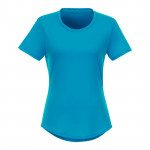 T-shirt con logo da donna colore blu