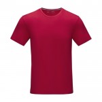 T-shirt da uomo in cotone biologico GOTS da 160 g/m² Elevate NXT color rosso seconda vista frontale