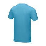 T-shirt da uomo in cotone biologico GOTS da 160 g/m² Elevate NXT color blu terza vista posteriore