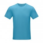 T-shirt da uomo in cotone biologico GOTS da 160 g/m² Elevate NXT color blu seconda vista frontale